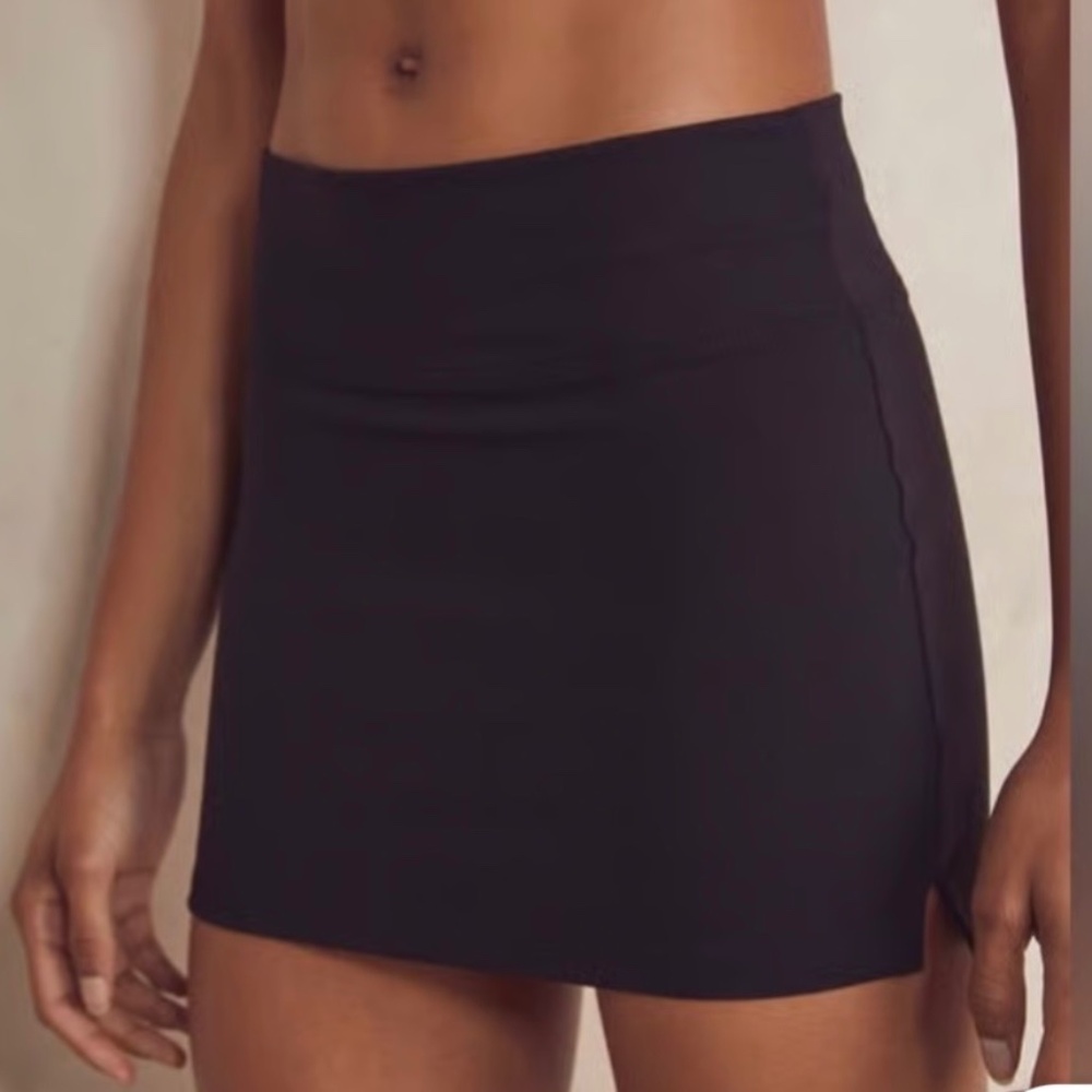 Free People black miniskirt